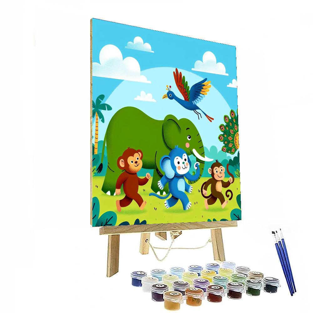 Animal Parade Adventure Paint By Number