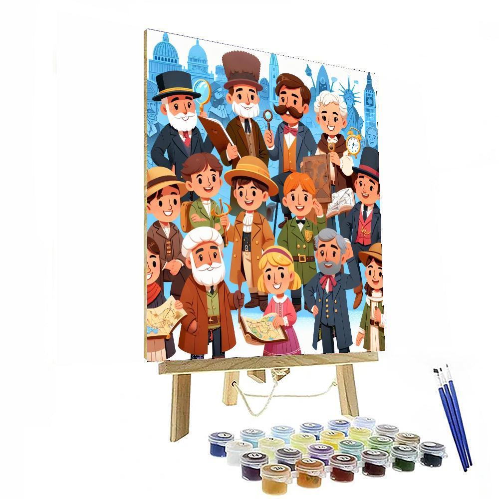 Adventure With Historical Heroes Paint By Numbers