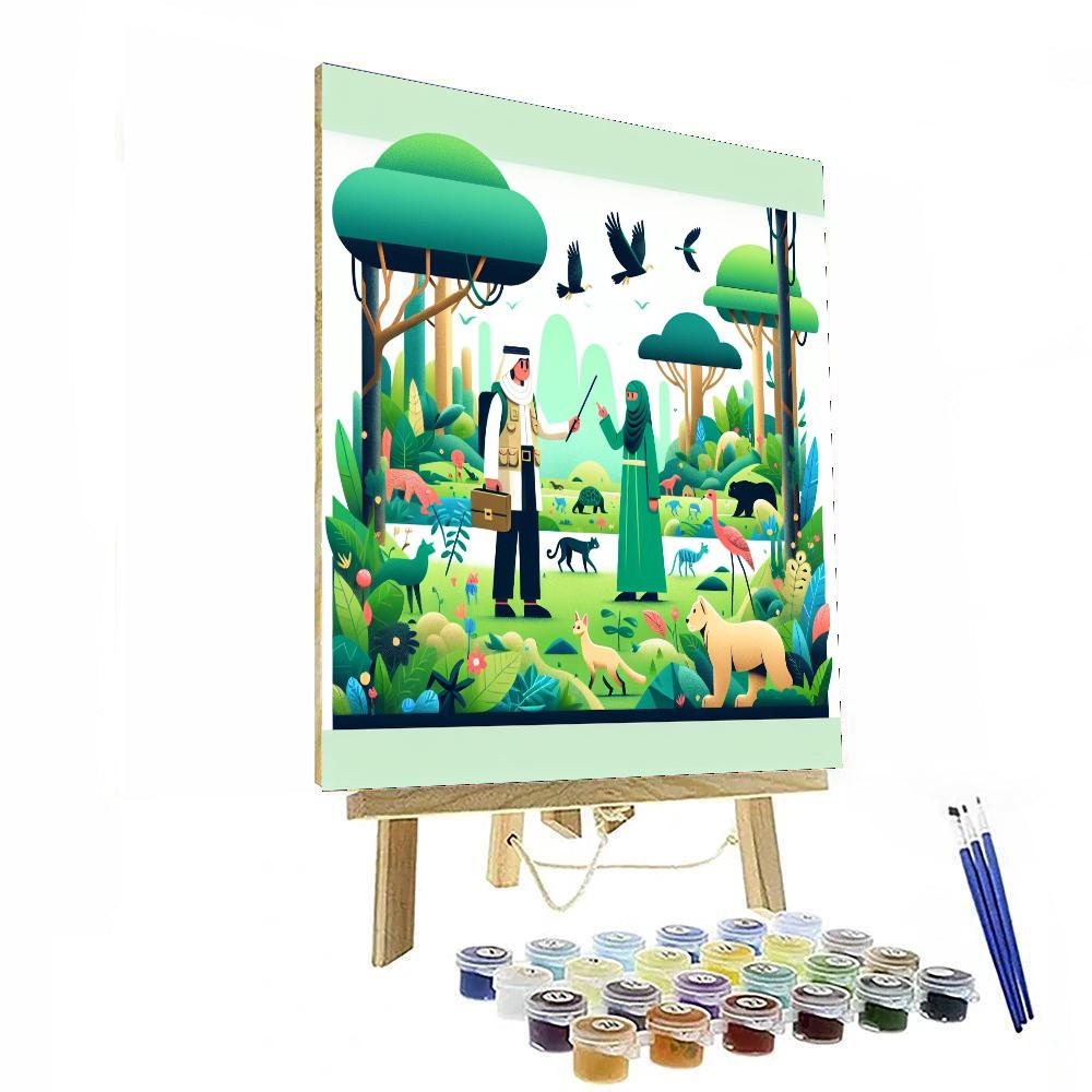 Eco-friendly Explorer Painting Number Kit