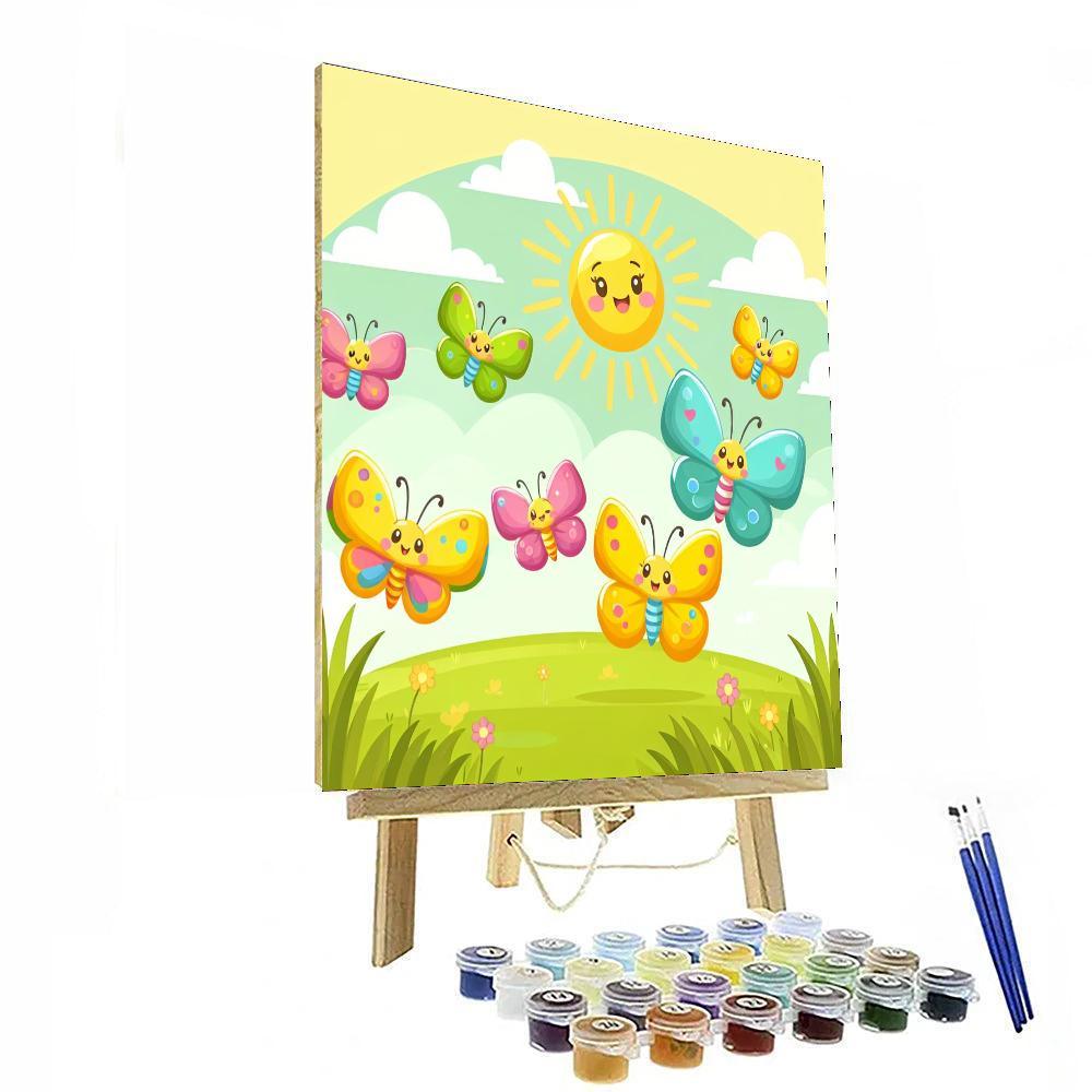 Butterfly Breeze Paint By Numbers