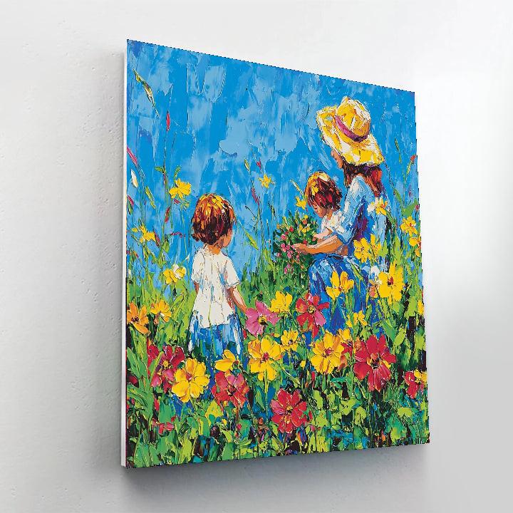 Mommy And Me In The Garden Paint By Numbers Kits