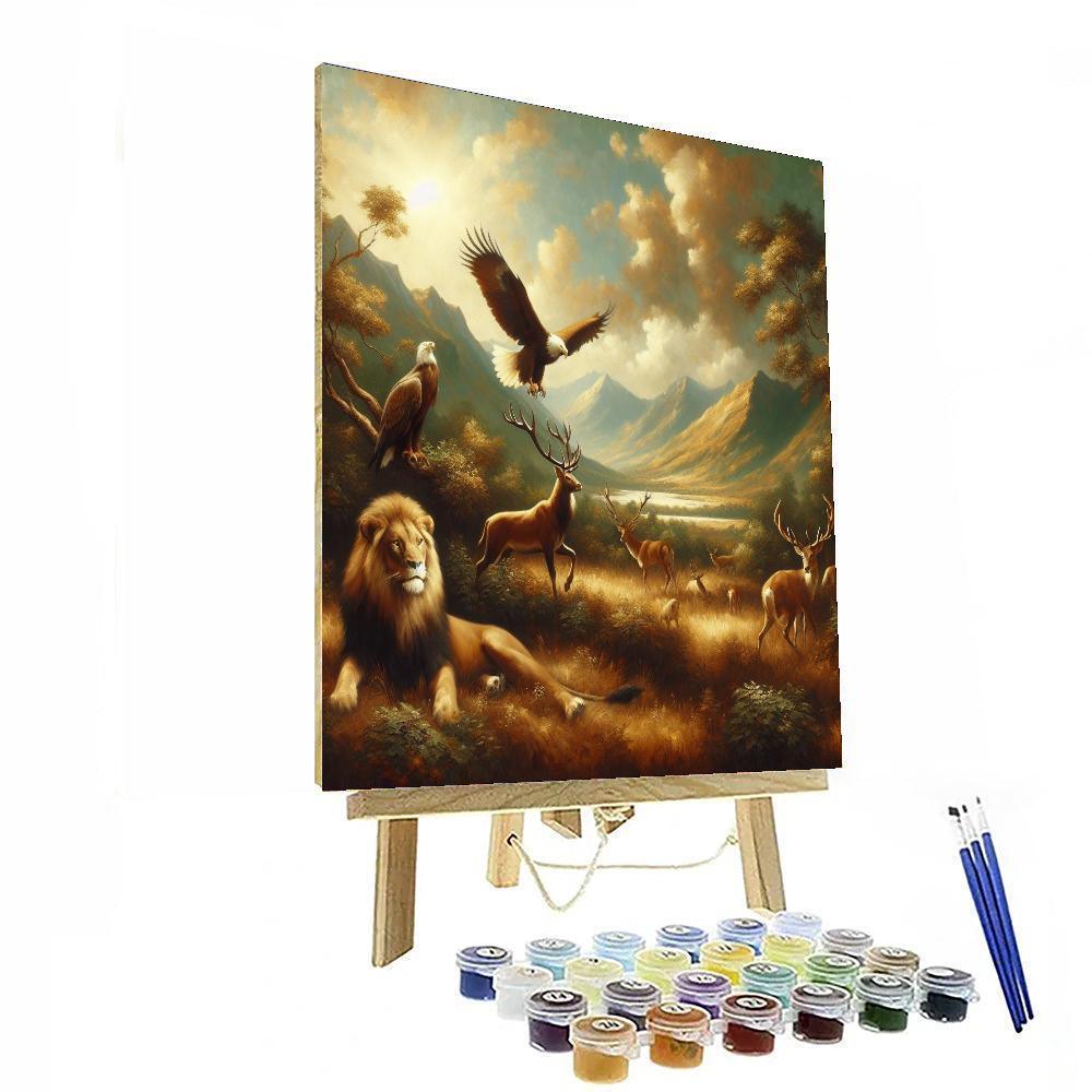 The Spirit Of The Wild Numbered Painting Kits
