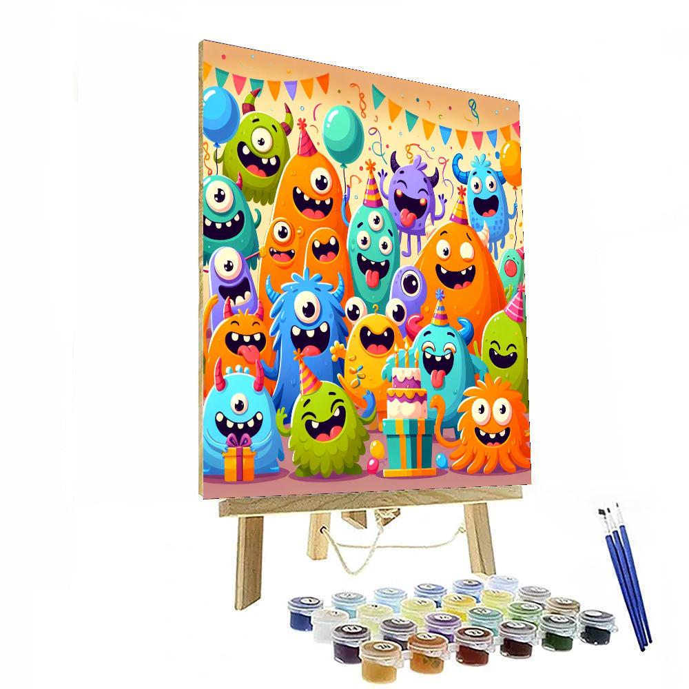 Magical Monster Mash Paint By Number
