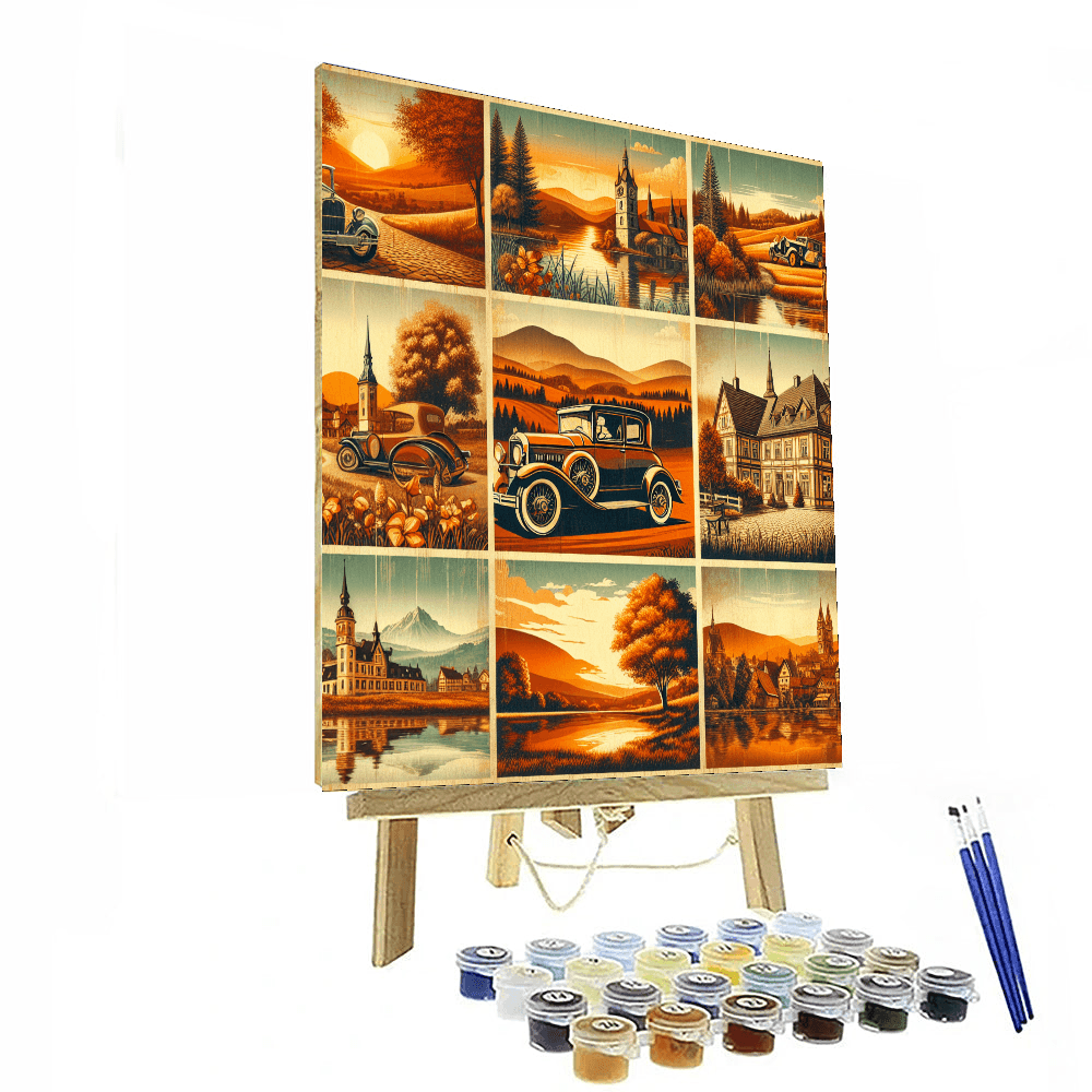 Charming Vintage Scenes - DIY Painting By Numbers Kit – Artistry Rack