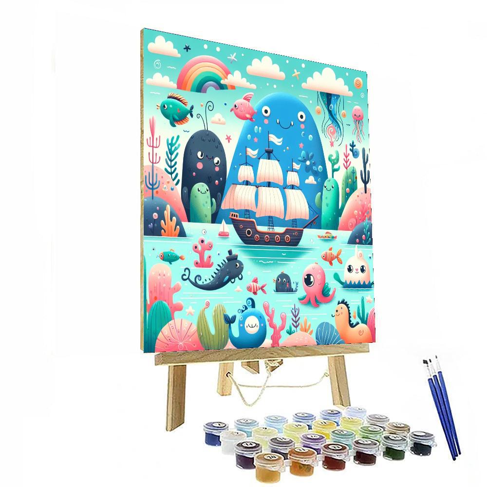 Ocean Fantasy Voyage Numbered Painting Kits