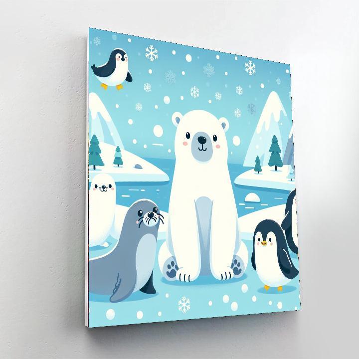 Exploring The Arctic Adventure Painting By Numbers Kit