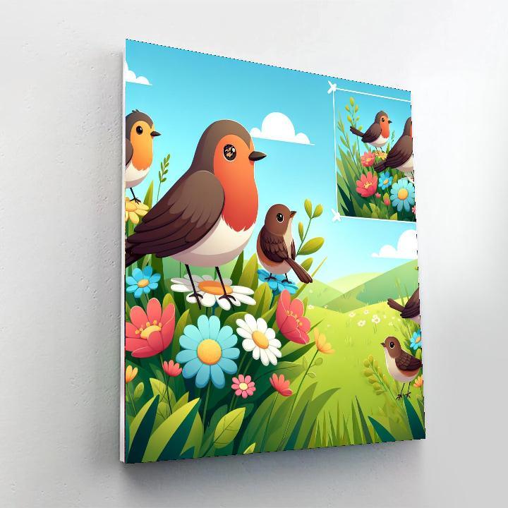 Harmony At The Meadow Paint By Color