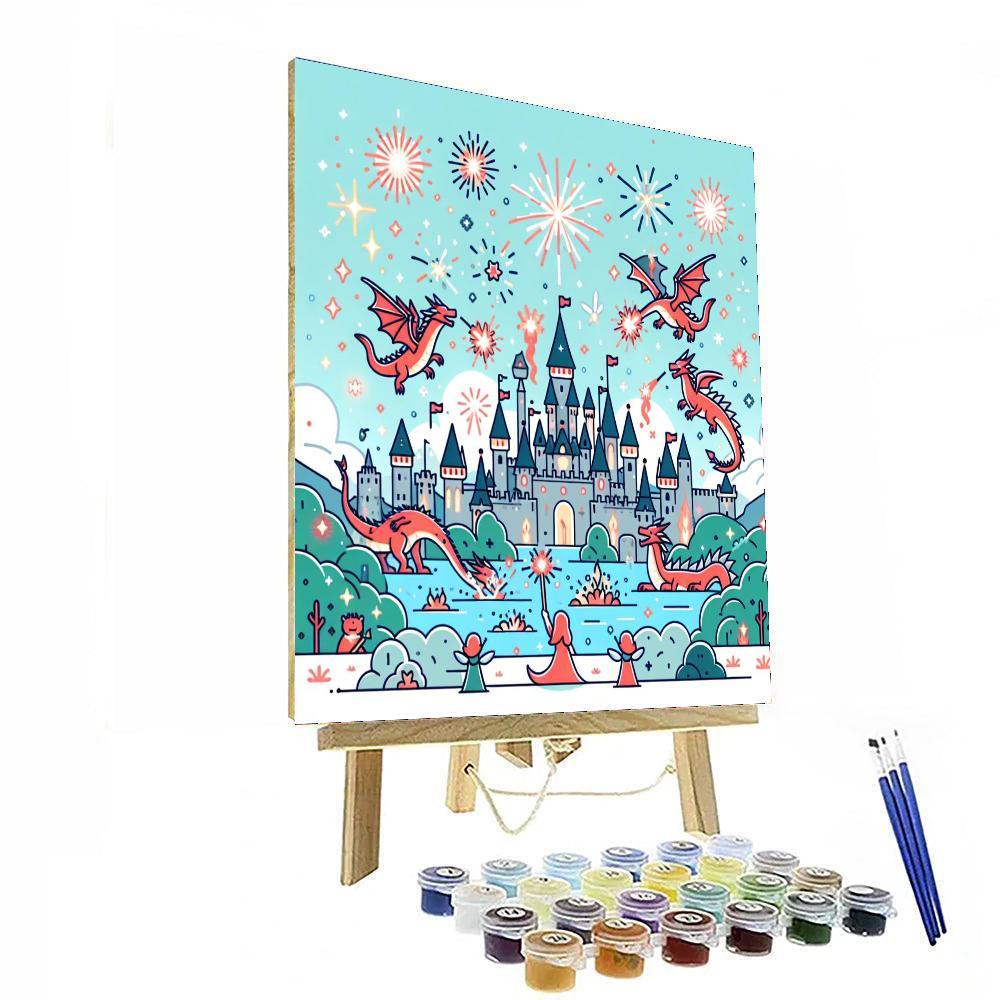 Magic Kingdom Celebration DIY Paint By Numbers