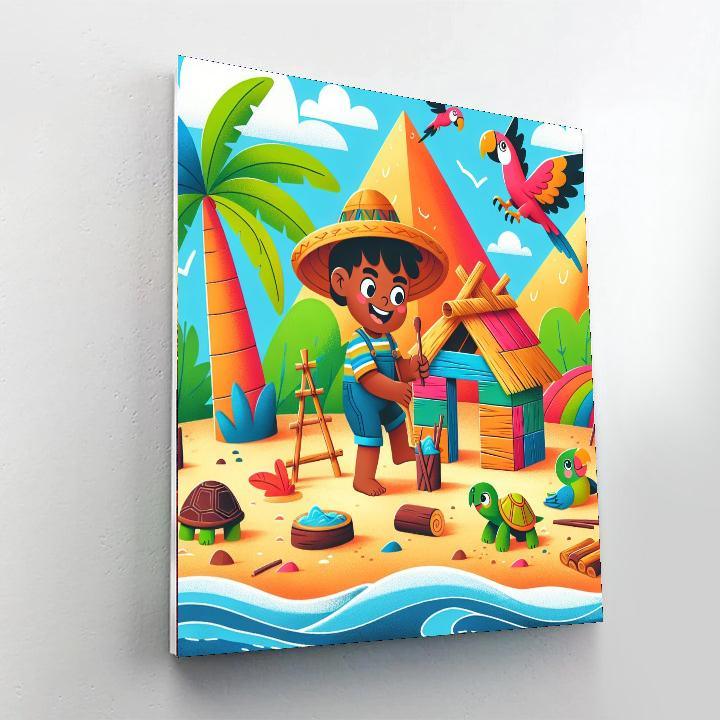 Island Survival Quest Paint By Numbers Kits
