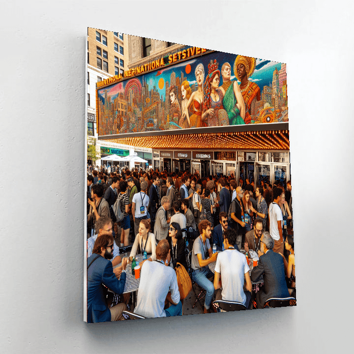 Festival Internacional De Cine - Guadalajara, Mexico Painting By Numbers Kit