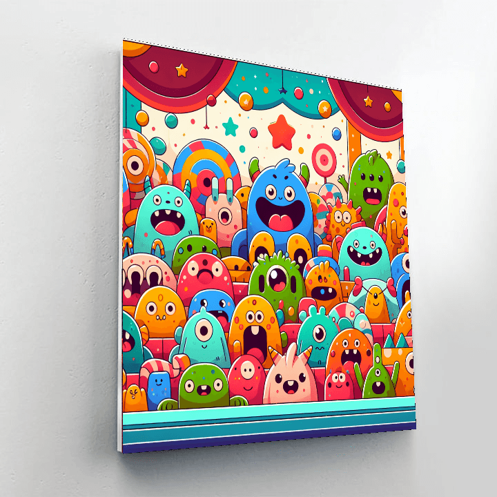 Fantasy Monster Mash Painting Number Kit