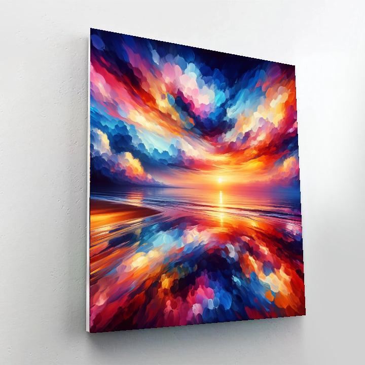 Sunset Paradise Paint By Numbers