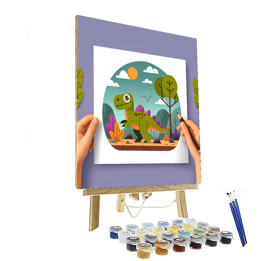 Dino Discovery Quest Paint By Numbers Kits