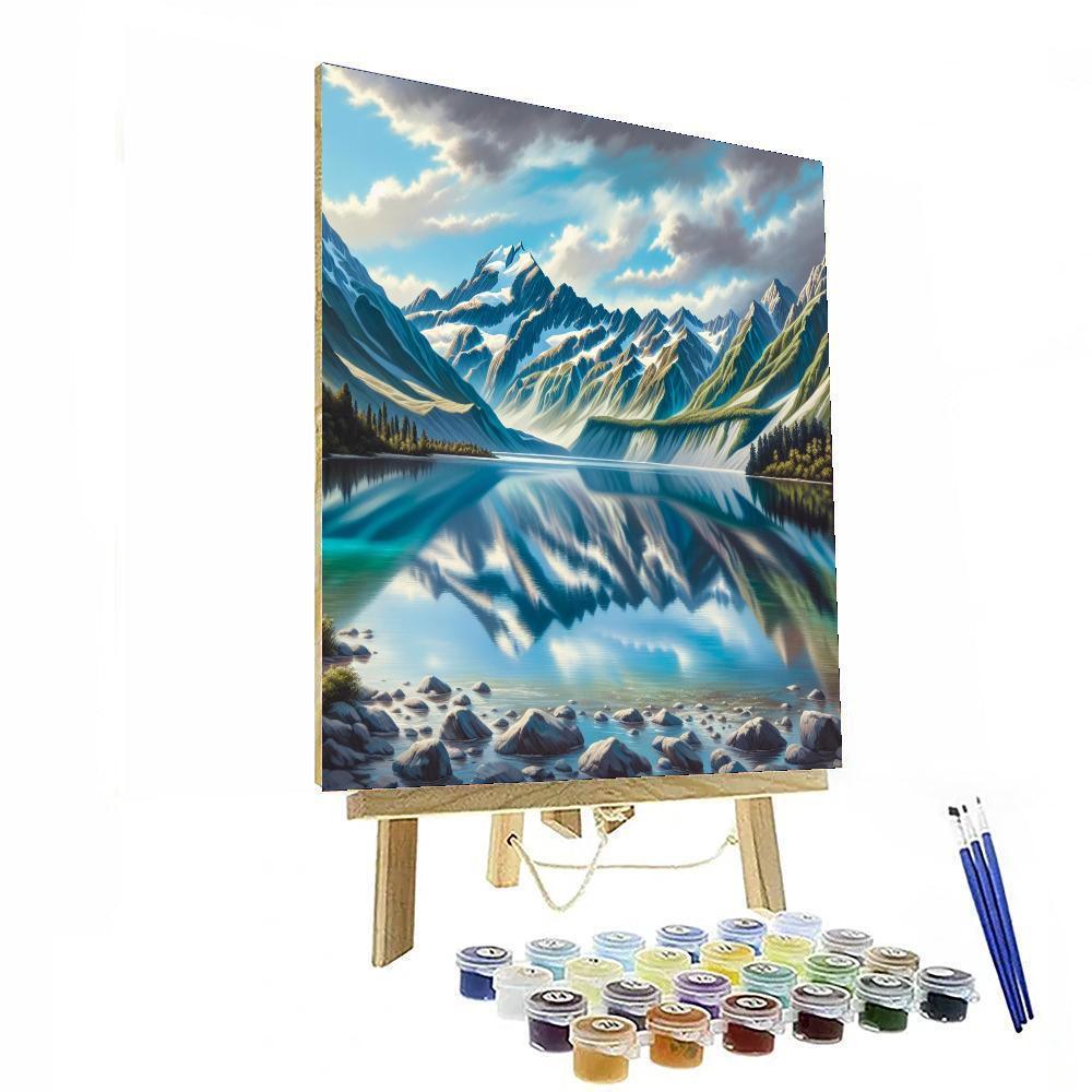 Mystical Mountain Refuge Paint By Color