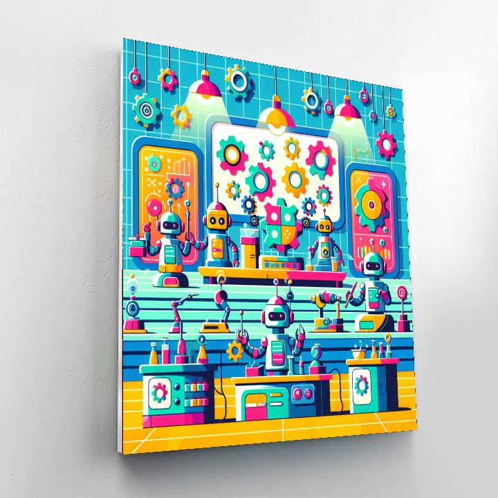 Innovative Robot Lab DIY Paint By Numbers