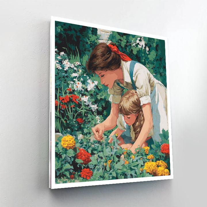 Gardener's Heart Paint By Color