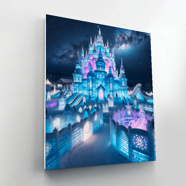 Harbin Ice Festival - Heilongjiang Numbered Painting Kits