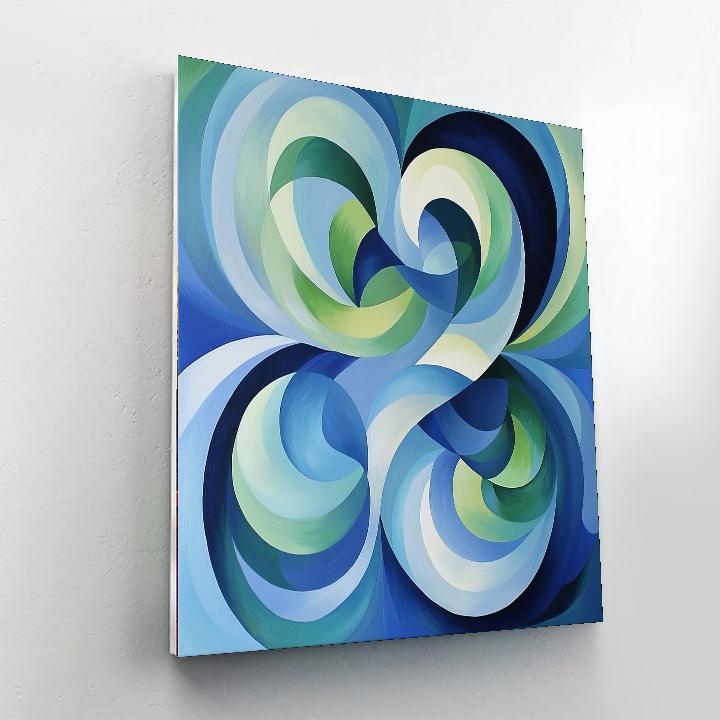 Frida Kahlo Inspired Spirals Of Reflection  Painting By Numbers Kit