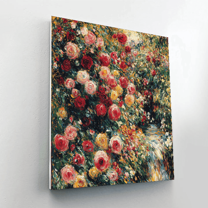 Pierre-Auguste Renoir Inspired Floral Symphony Of Colors  Paint By Numbers Art