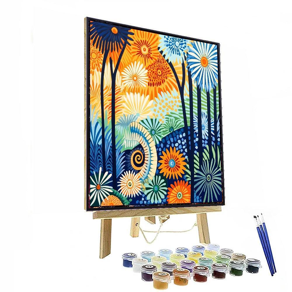 Henri Matisse Inspired Modern Bohemian Chic  Painting By Numbers Kit