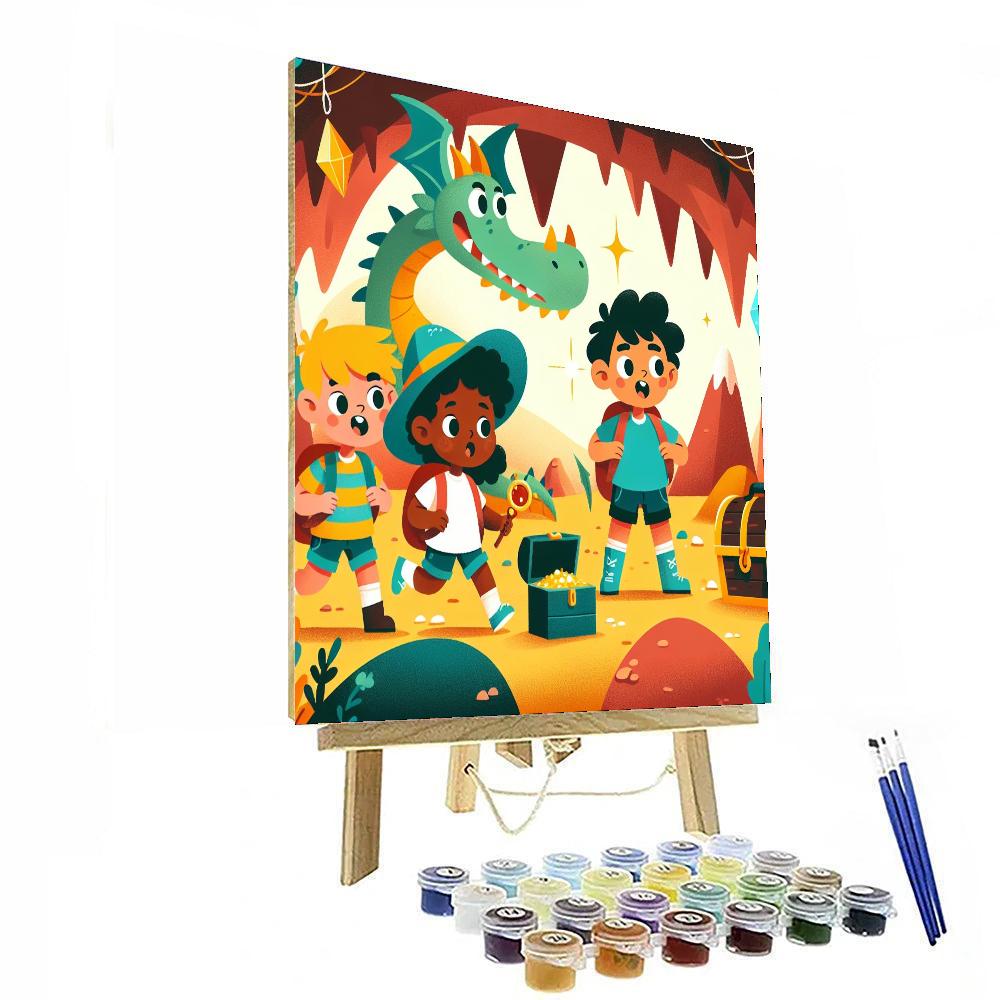 Dragon's Treasure Quest Numbered Painting Kits