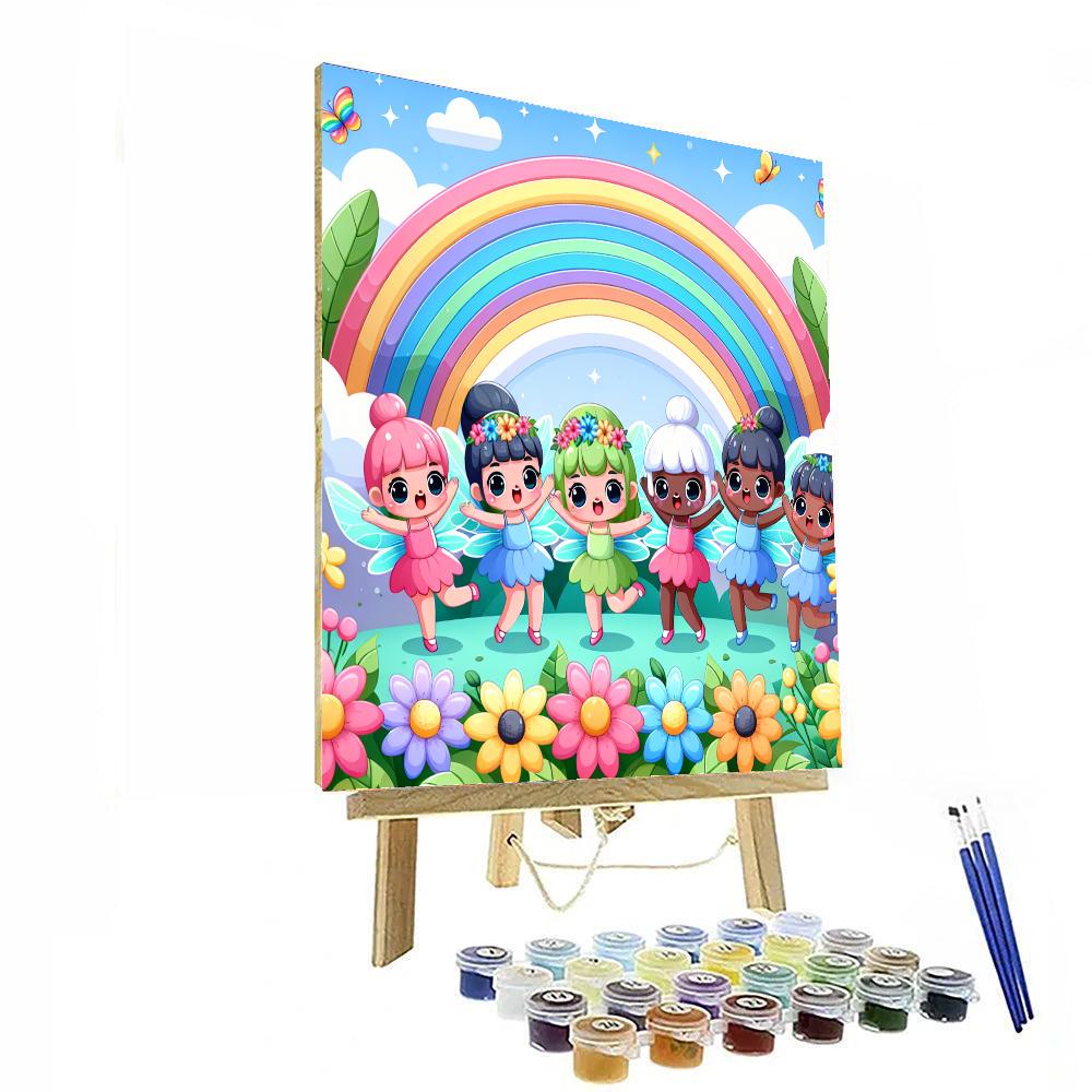 Garden Fairy Festival Number Painting