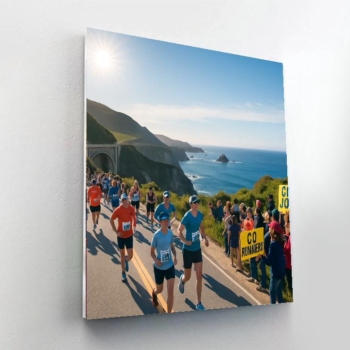 Big Sur International Marathon Painting Number Kit