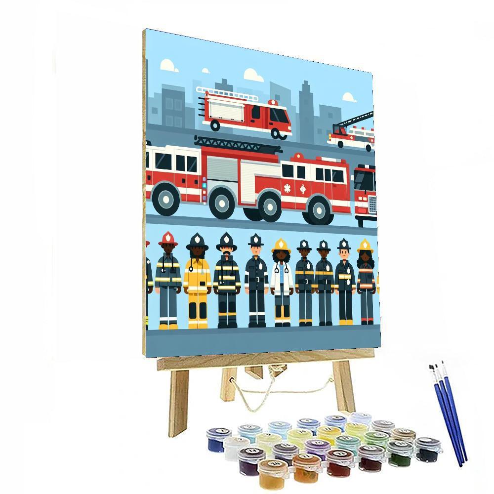 Heroic Rescue Squad Numbered Painting Kits