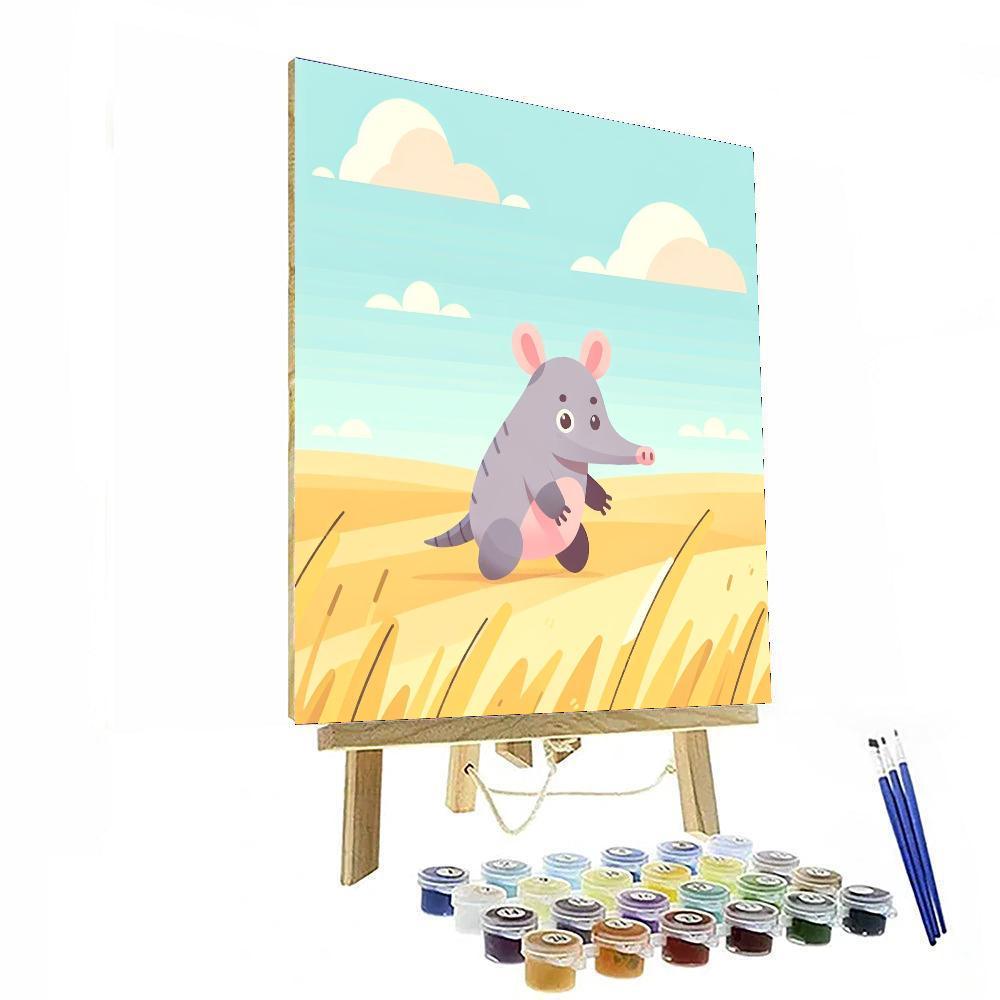 Adorable Aardvark Adventure Paint By Color