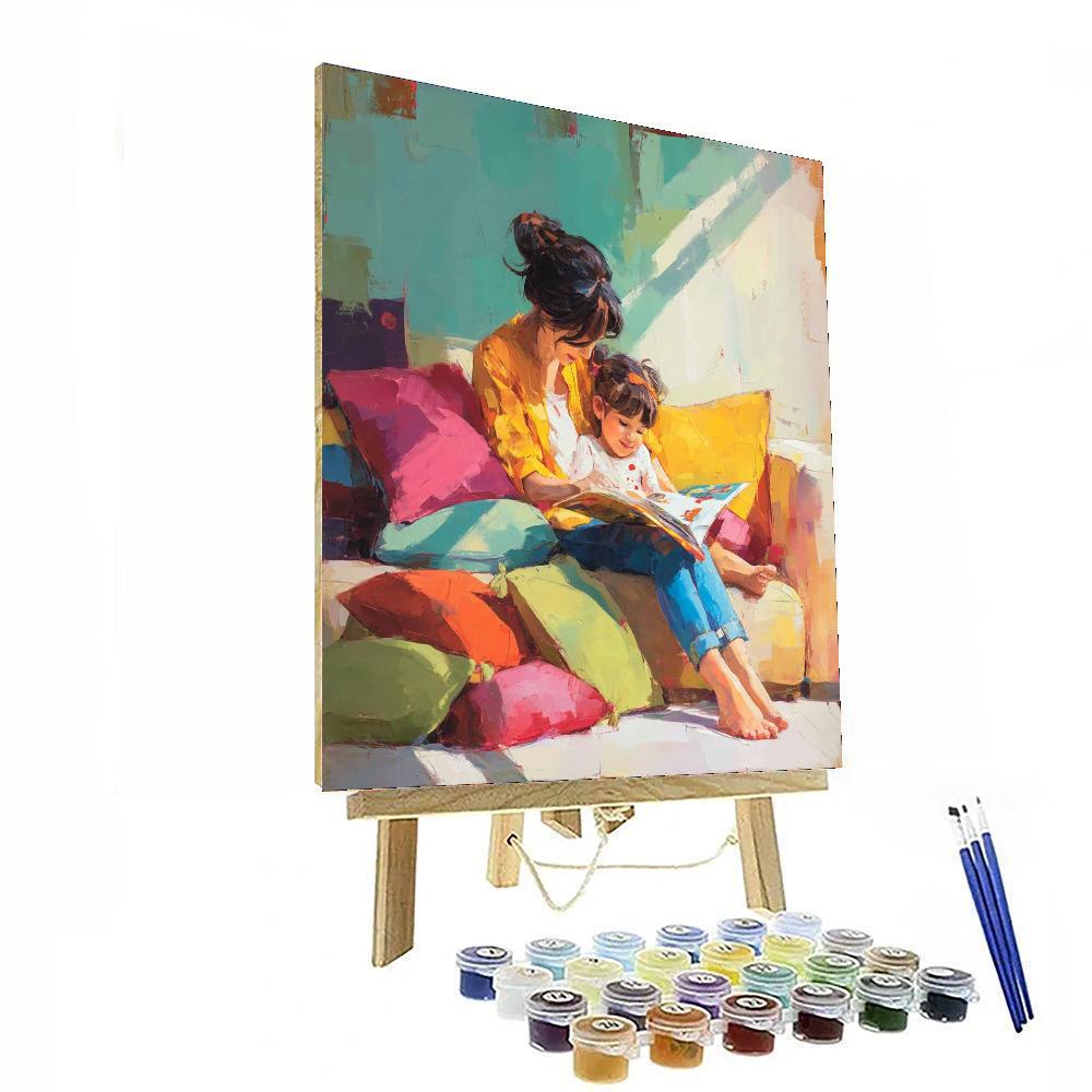 The Joy Of Reading Together Number Painting