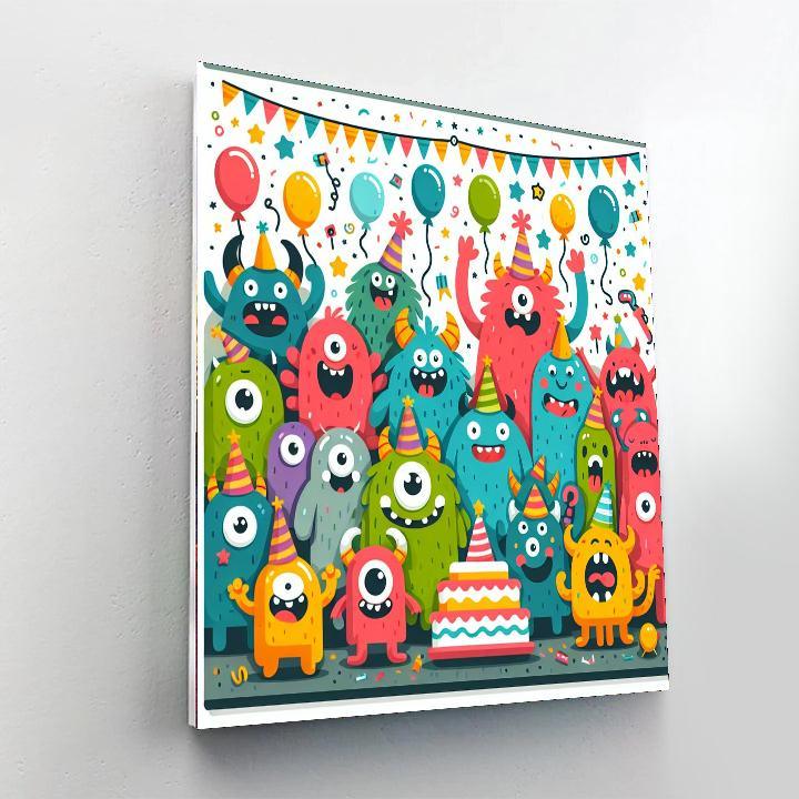 Joyful Monster Bash Paint By Numbers Kits