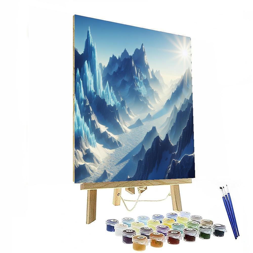 Glacial Wonderscape Paint By Numbers Art