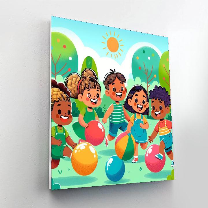 Bouncy Ball Adventure Numbered Painting Kits