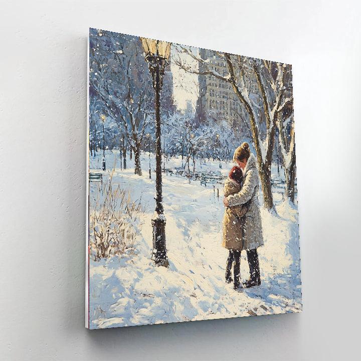 Winter’s Whisper Number Painting