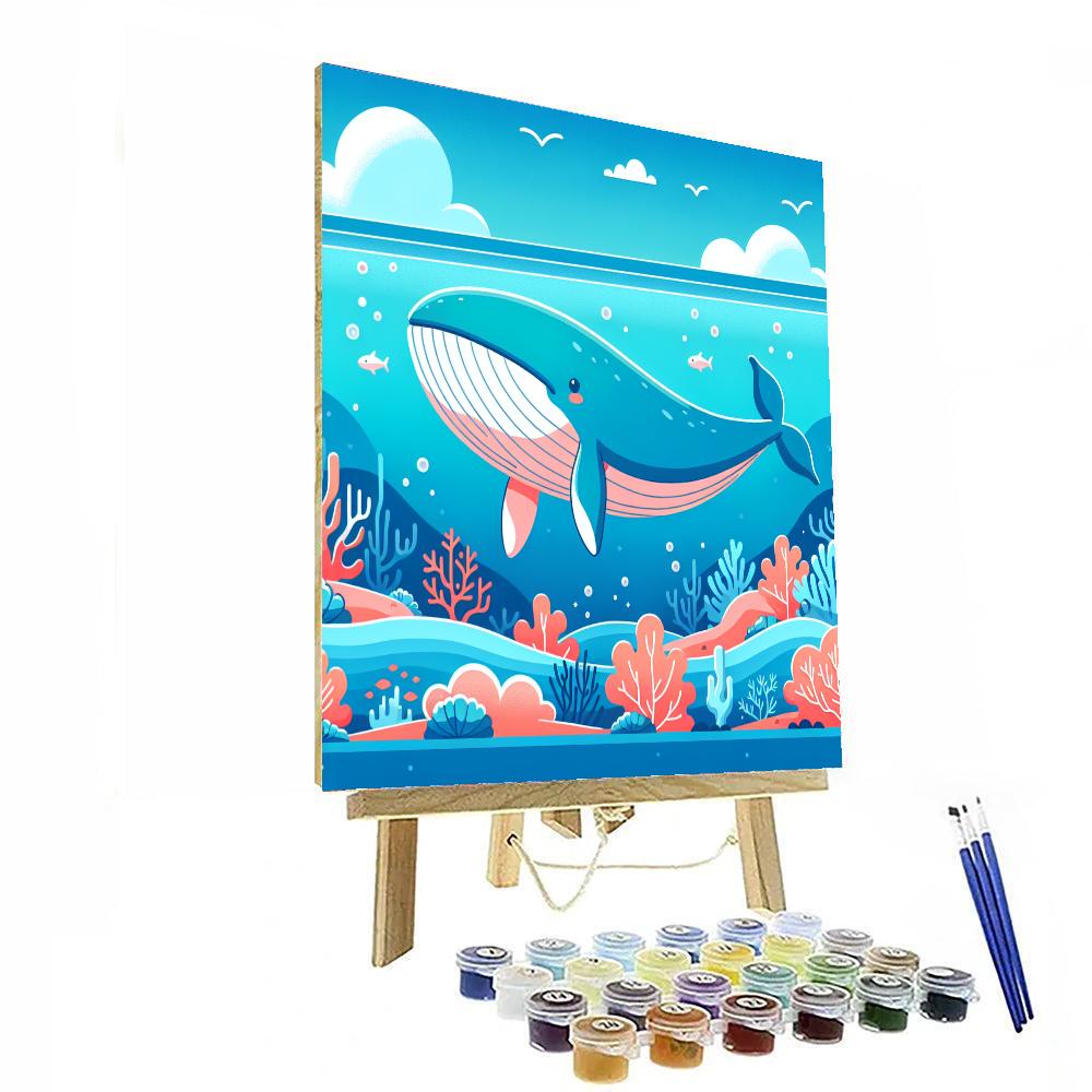 Gentle Giant Whale Tale Painting By Numbers Kit