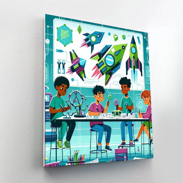 Starship Design Lab Paint By Number