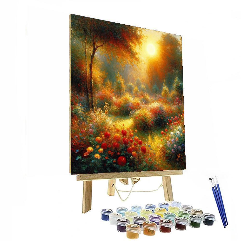 Summer Garden Glow Numbered Painting Kits