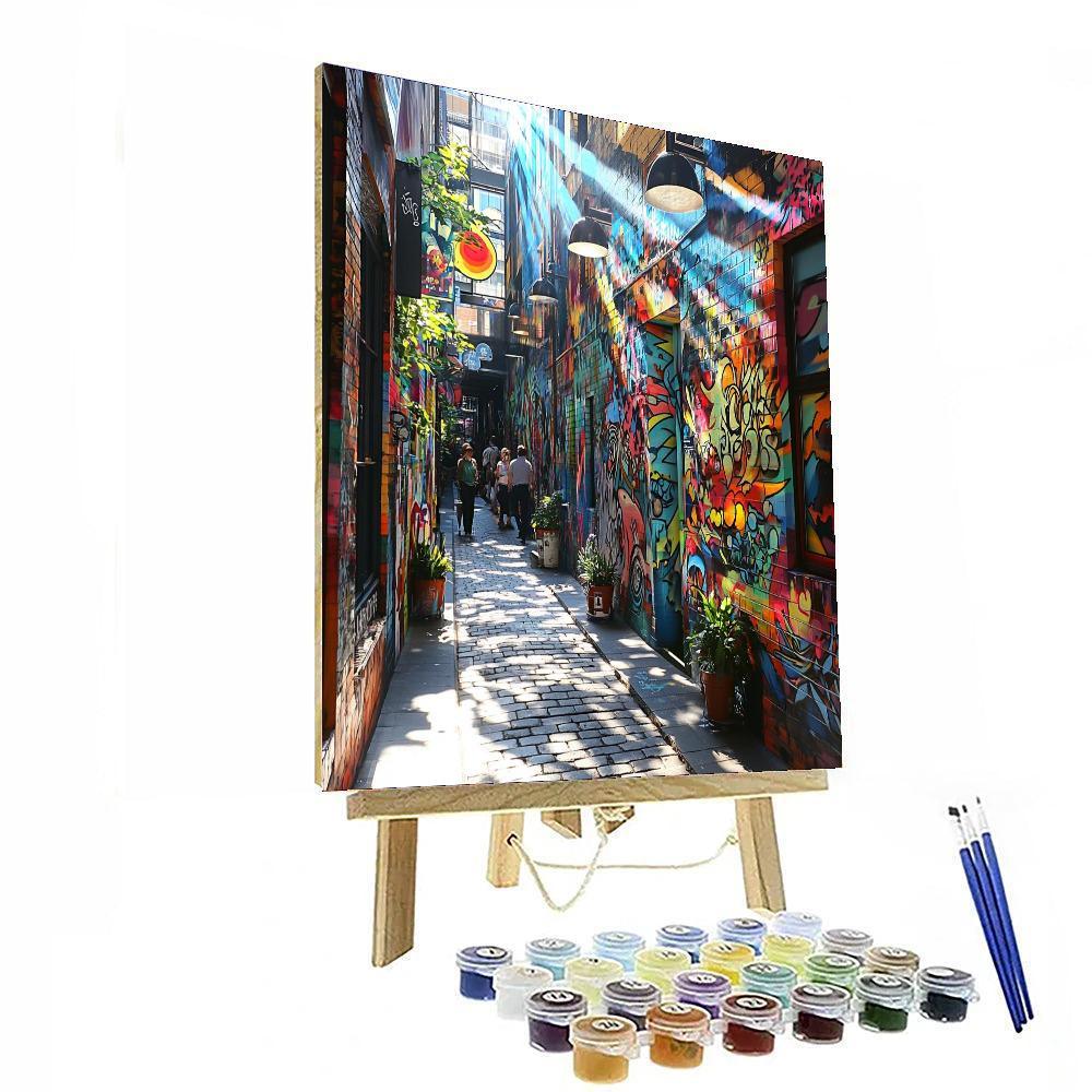 Street Art Tour In Melbourne Painting Number Kit