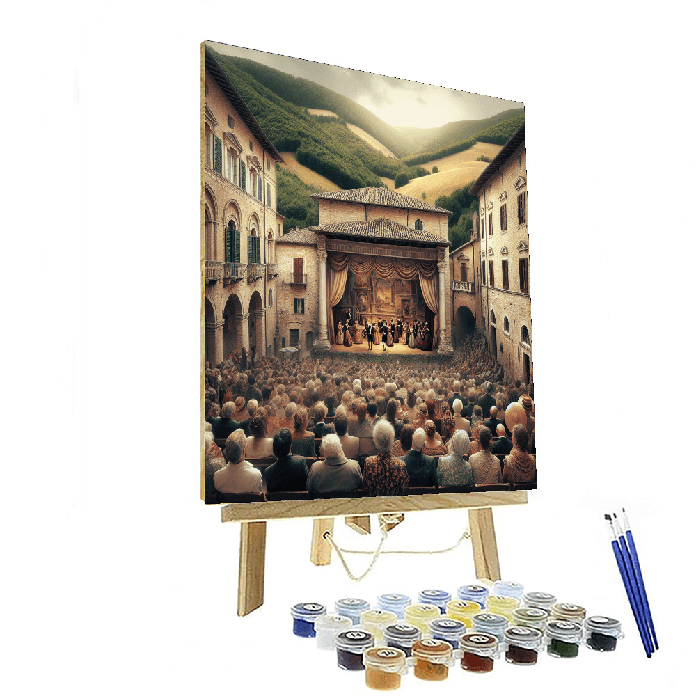 Spoleto Festival - Spoleto Number Painting