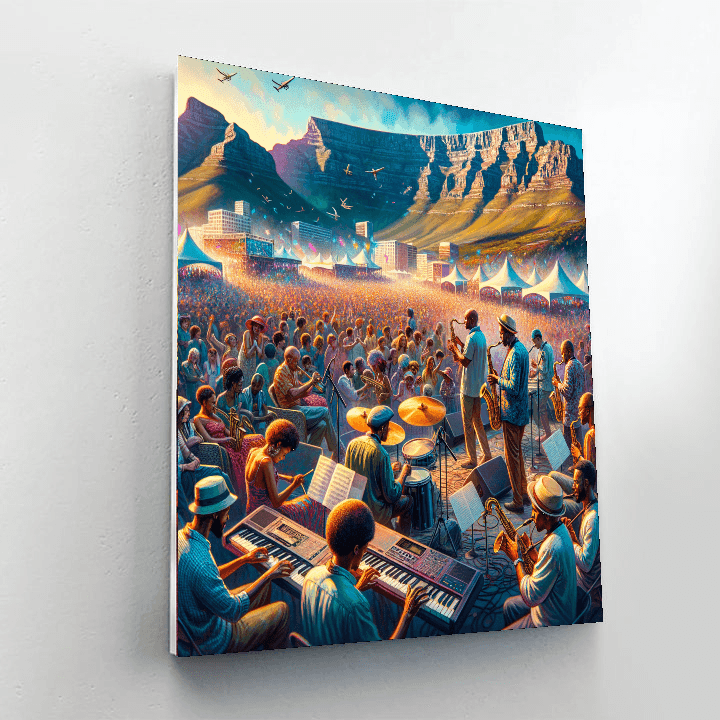 Cape Town International Jazz Festival - South Africa Painting By Numbers Kit