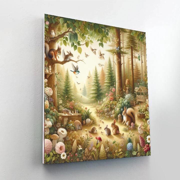 Charming Little Critters Paint By Numbers