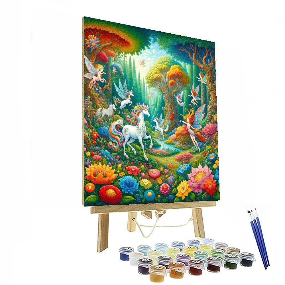 Journey Through Enchanted Forest Paint By Color