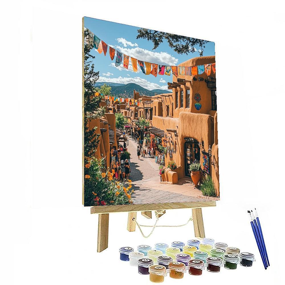Santa Fe - New Mexico Paint By Number