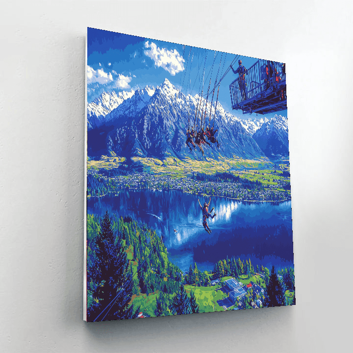 Queenstown Adventure Sports Paint By Numbers