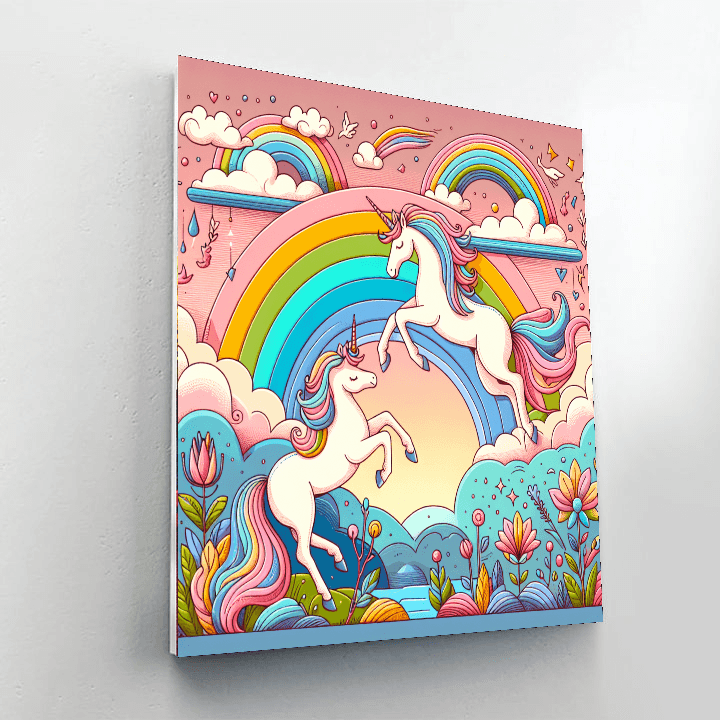 Unicorn Utopia DIY Paint By Numbers