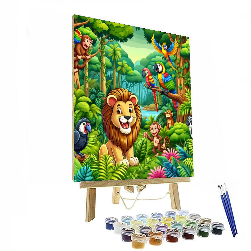 The Jungle Adventure Squad DIY Paint By Numbers