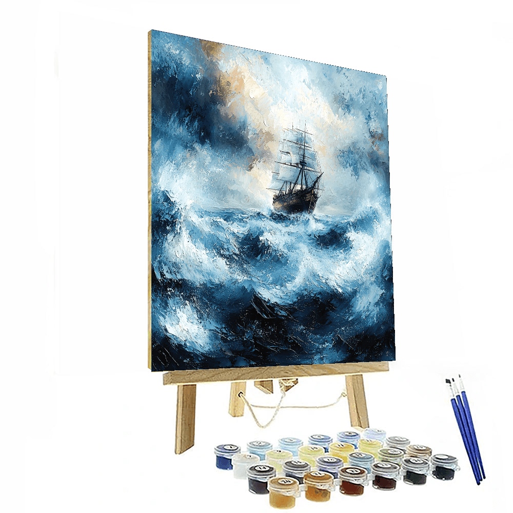 Turner Inspired Historic Voyage - DIY Painting By Numbers Kit