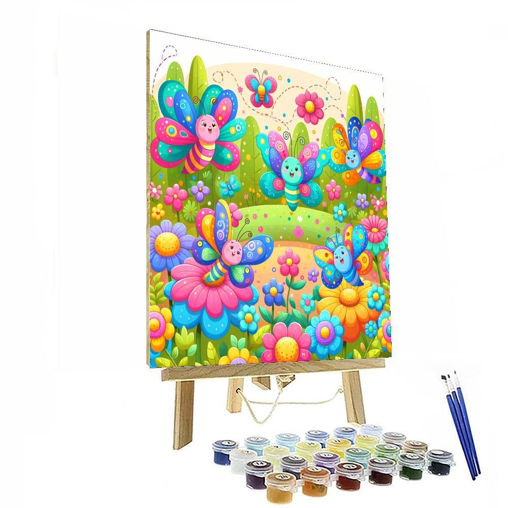 Whimsical Butterfly Adventure Paint By Number