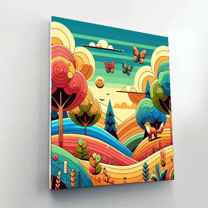 Dreamy Landscape Adventures DIY Paint By Numbers