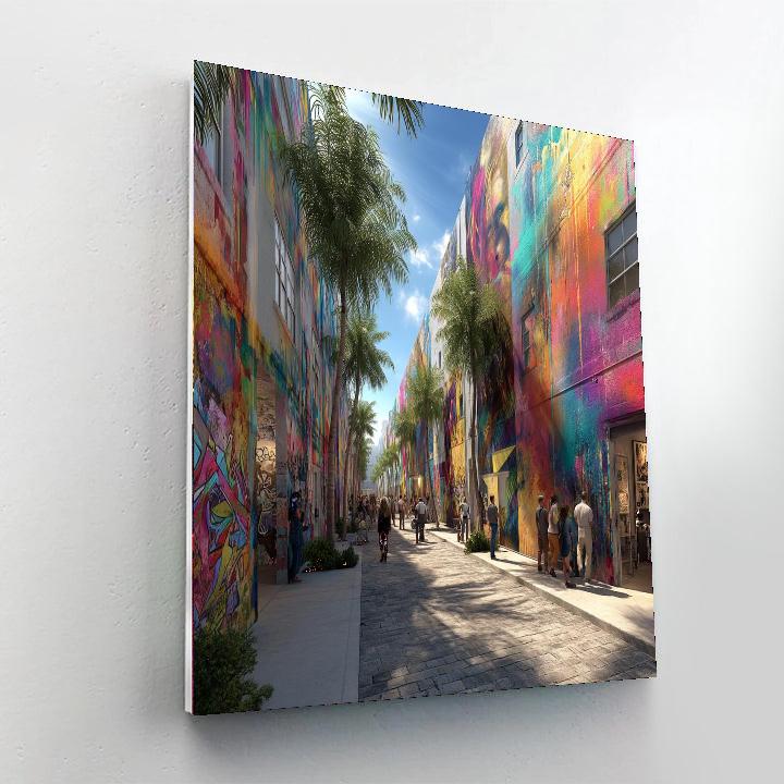 Street Art Tour In Wynwood DIY Paint By Numbers